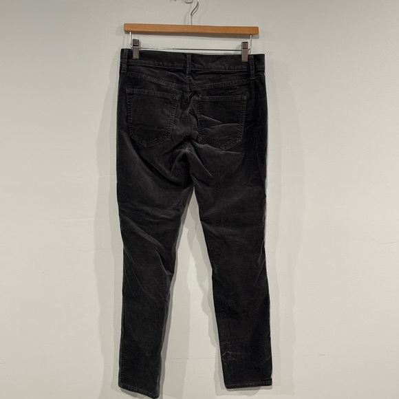 Ann Taylor Women’s 4 Gray Modern Skinny Corduroy Pants Stretch - Picture 2 of 7